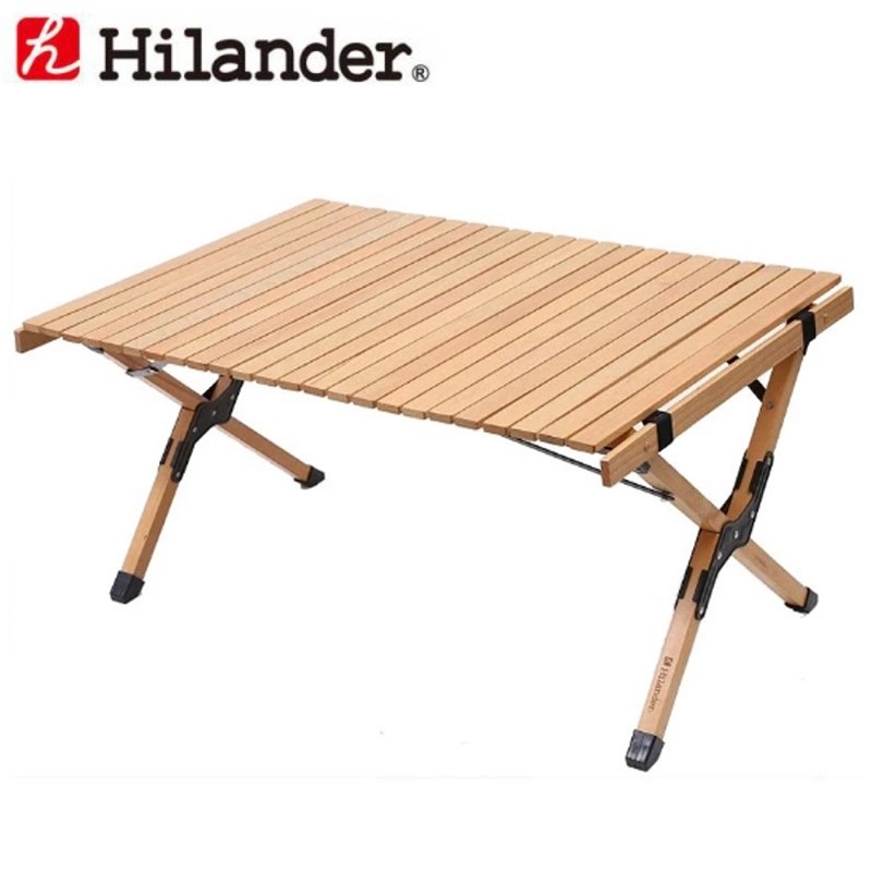 HILANDER WOOD ROLL TOP TABLE 2